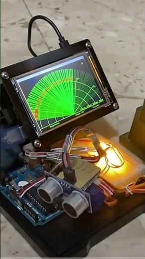 Arduino Missile Defense Radar | DIY Tutorial #4k #missilechase #shortvideo