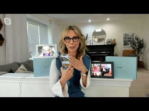 Aura 10.1" Carver Luxe HD Digital Frame w/ Unlimited Photo Storage on QVC