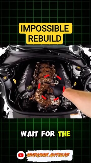 Can We Save This Abandoned Engine? | Satisfying Restoration🥶 #carrestorationproject