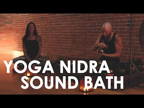 Yoga Nidra Tibetan Singing Bowls Sound Bath for Anxiety Relief & Relaxation