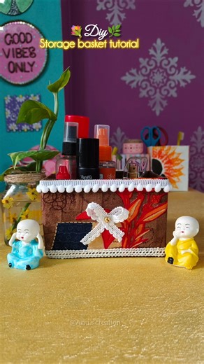 diy storage basket tutorial ✨ | #diy #diycrafts #storagesolutions #storagebasket #shortsviral