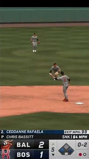 CLUTCH 2-strike hit ties the game! | PrimeTime Sports Sim #mlb #shorts