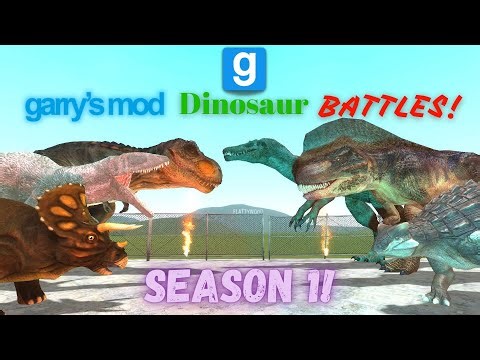 ALL DINOSAUR BATTLES | Gmod Dinosaur Battles Season 1