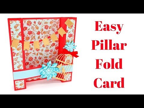 Pillar Fold Card | Column Fold Card | Original Design