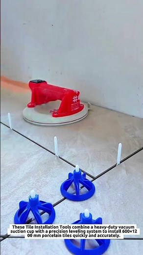 Tile Installation Tools Set Large 600×1200 mm Porcelain Tiles with Precision Leveling System