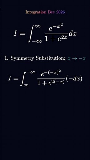 MIT Integration Bee Problem That Looks Impossible 😳 #jeeadvanced #maths #calculus #mathstricks