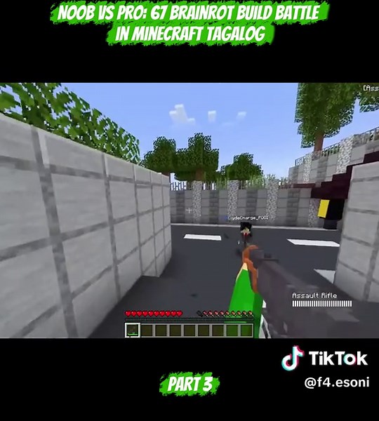 NOOB VS PRO: 67 Brainrot Build Battle in Minecraft