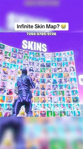 infinite skin map?? 🤪 #fortnite #1vs1 #fyp #fortniteclips #fortnitecreative #creative #viral
