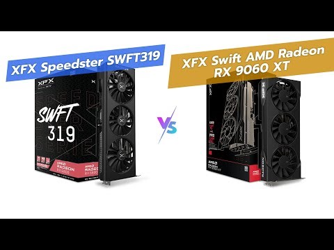 XFX Speedster SWFT319 RX 6800 vs XFX Swift RX 9060XT OC | GPU Showdown 💥 16GB VRAM
