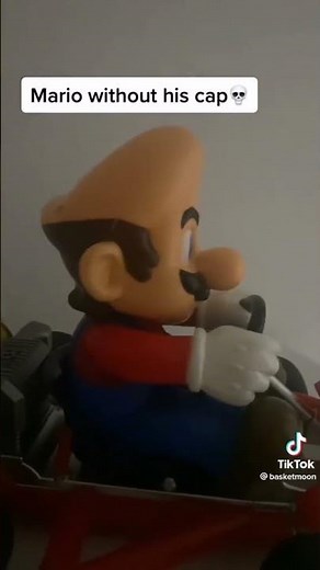 Mario without his hat💀💀