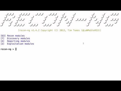 Recon-ng - XPath Brute Forcing Module (xpath_bruter)