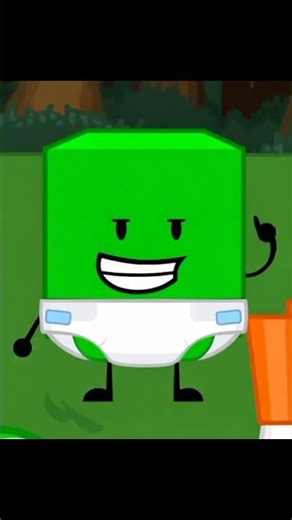 BFDI Wearing a Diaper #bfdi #bfdia #diaper #photoai #video #bfb #tpot #shorts #diapers #aiart