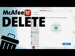 Stop McAfee WebAdvisor Popups | How to Uninstall on Windows