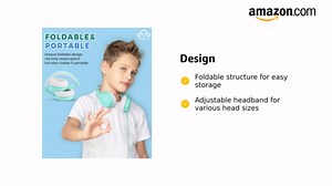 UKELALA C3 Kids Headphones Wired, On-Ear Wired Head Phones for Boys Girls with 3.5mm Jack, Foldable, Adjustable Headband, Child Headphone for School Home Airplane Tablet Teal