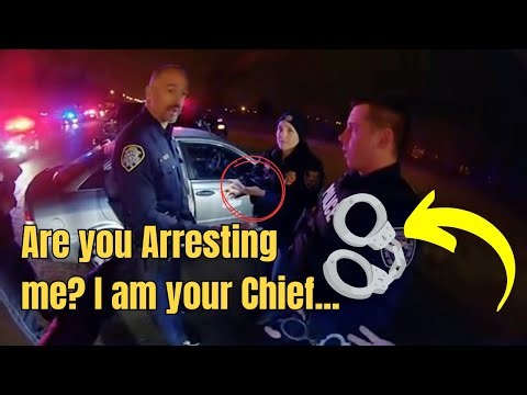 Police Chief Pulls Over Civilian — Then Gets Handcuffed by His Own Officers