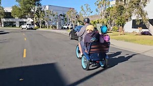 The Electric Bike Rickshaw from sixthreezero is an innovation on wheels. This two-passenger ebike is something to behold. Features a back bench passenger seat that can fit up to two adults or three kids. This is a great way to transport kids, friends, or a significant other on rides with you. This ebike rickshaw is safe and balanced with three wheels on the ground. The four-inch wide tires grip the pavement nicely. The 750-watt front hub motor can power up to 600lbs of load. Featuring both pedal