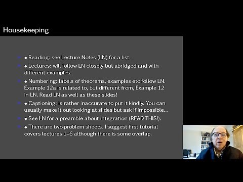 Integral Transforms Lecture 1: Motivation & Introduction. Oxford Mathematics 2nd Yr Student Lecture