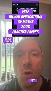 FREE 2026 Higher Applications of Maths Practice Papers (+ R Studio & Excel Files) #SQA #higherapps