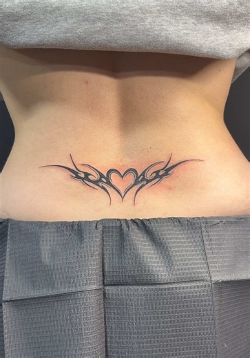 Low rise era never left 🖤 If loving tramp stamps is wrong, I don’t wanna be right 🤩 #tattoo #explorepage✨ #fyp #tattooideas #trampstamps