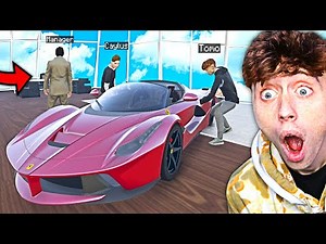Stealing EVERY FERRARI From Dealership In GTA 5 RP..