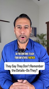 I don’t remember: what it means when an unfaithful partner says it
