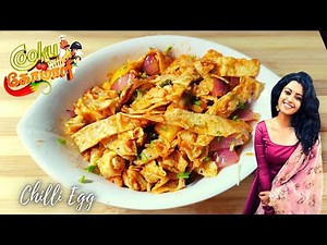 Cook With Comali 3 Recipe/ Roshni Recipe/ Chilli Egg Noodles/ CWC3 Recipe