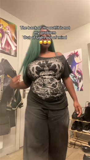 Will always pin up my tops #fyp #alt #fitcheck #vocaloid #outfit
