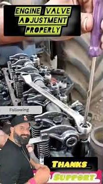 Engine valve adjustment properly _instagood _instagram #carworkshop #automotivetools #autopainting