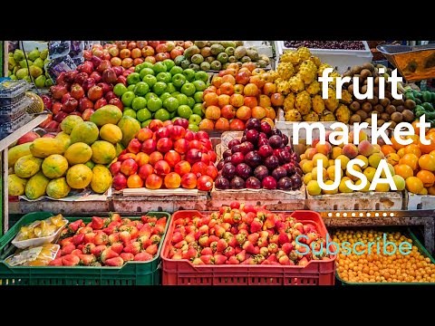 USA GROCERY MARKET// FRESH FOOD MARKET IN USA // FRUITS,VEGETABLES AND COST