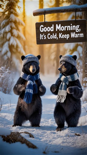 Good morning, it’s cold, keep warm! Song #GoodMorningEveryone #goodmorning | Greetings To You