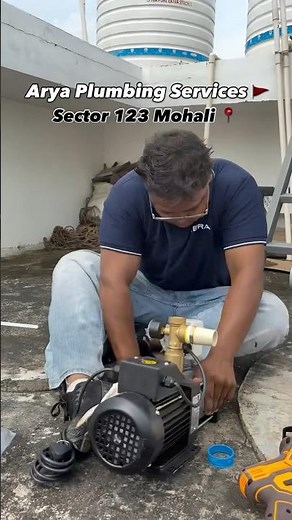 Kirloskar Pressure Pump installation | Booster pump installation | How To install Pressure pump |