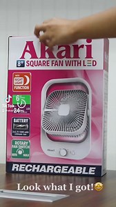 Our new arrival, Akari 8-inch Rechargeable Sqaure Fan, is a must-have this year! And here’s why🤩 #Akari #AkariPH #AkariLighting #Rechargeable #Fan | Akari Lighting
