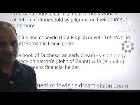 Geoffrey Chaucer : Notable works & Exam points ✅🔥