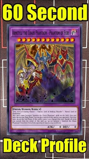 60 Second Sacred Beasts Deck Profile! #yugioh #shorts