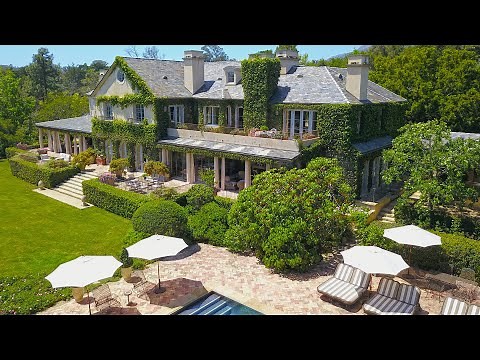 Stunning $22,500,000 English Country Manor Home in the Heart of Montecito