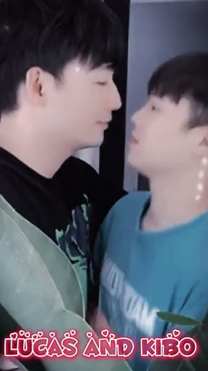 Lucas and kibo; lovely kissing 🏳️‍🌈✨💗💗💗