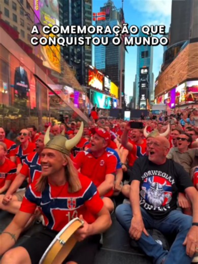 Remada viking da Noruega: torcida que conquistou o mundo