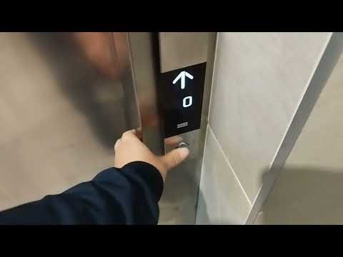 AWESOME 2018 Kone MonoSpace MRL traction lift at Janka Čmelika 2, Novi Sad, Serbia