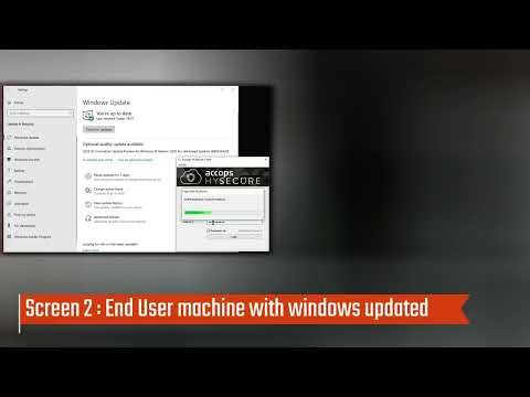 How to allow user login into HySecure Gateway only if end user system has the latest windows update