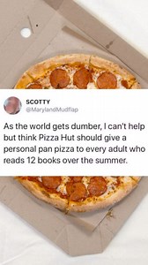 5.8K views · 71 reactions | They used to do the pizza for reading rewards when I was in middle school. Those were the days ❤️ | Kindle Crack Book Reviews | Facebook