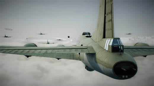 Watch what happens when a gunner stays in a falling plane