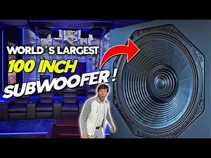 WORLD'S FIRST 100 Inch INFRASONIC Subwoofer! with Ascendo Audio