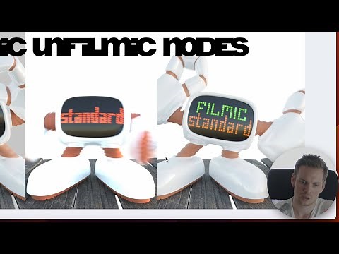 Blender Tutorial - Color Management: Filmic / Unfilmic Nodes #b3d