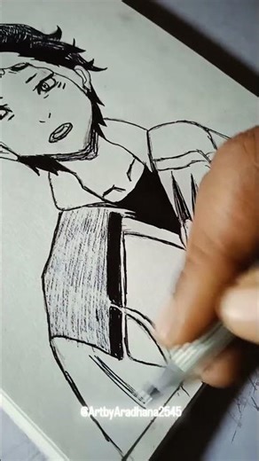 Natsuki Subaru Drawing Tutorial #anime #natsuki #subaru