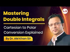 Mastering Double Integrals: Cartesian to Polar Conversion Explained | Dr. AM khan #doubleintegrals