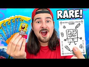 Opening SpongeBob Topps Chrome Cards!