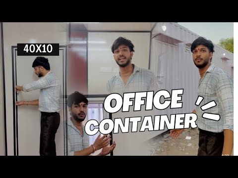 40ft Container Office In India🏗️|40ft Site Office Container|container office for sale|container box