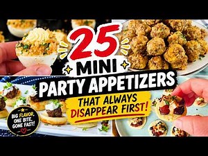 25 Mini Appetizers That Disappear at Every Party