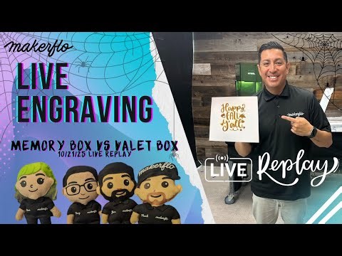 Engraving, Surprises & Pinners Prep! 🎁 | MakerFlo Live 10/21/25