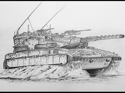 How To Draw A Merkava Tank
